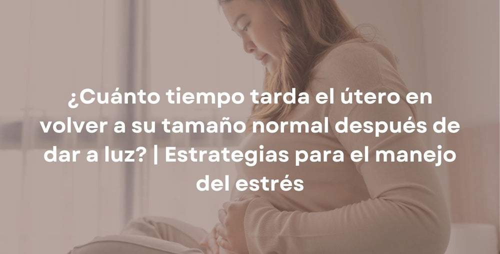 ¿Cuánto tiempo tarda el útero en volver a su tamaño normal después de dar a luz? | Estrategias para el manejo del estrés