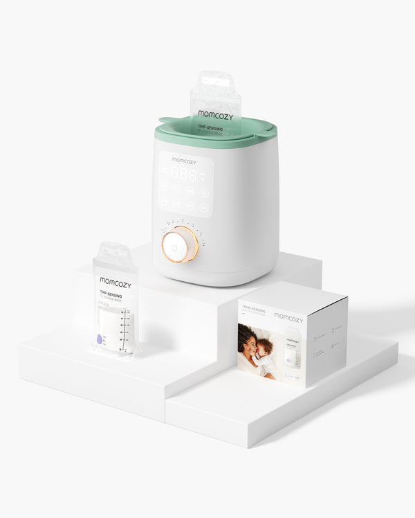 Nutri Smart Calientabiberones y 120 bolsas para leche materna