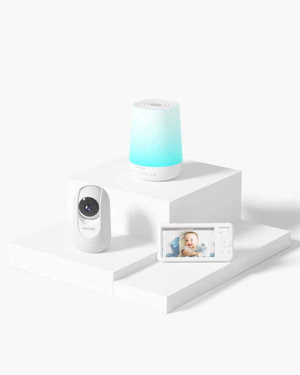 Pack de cuidado del bebé: Máquina de sonido inteligente y un vigilabebés