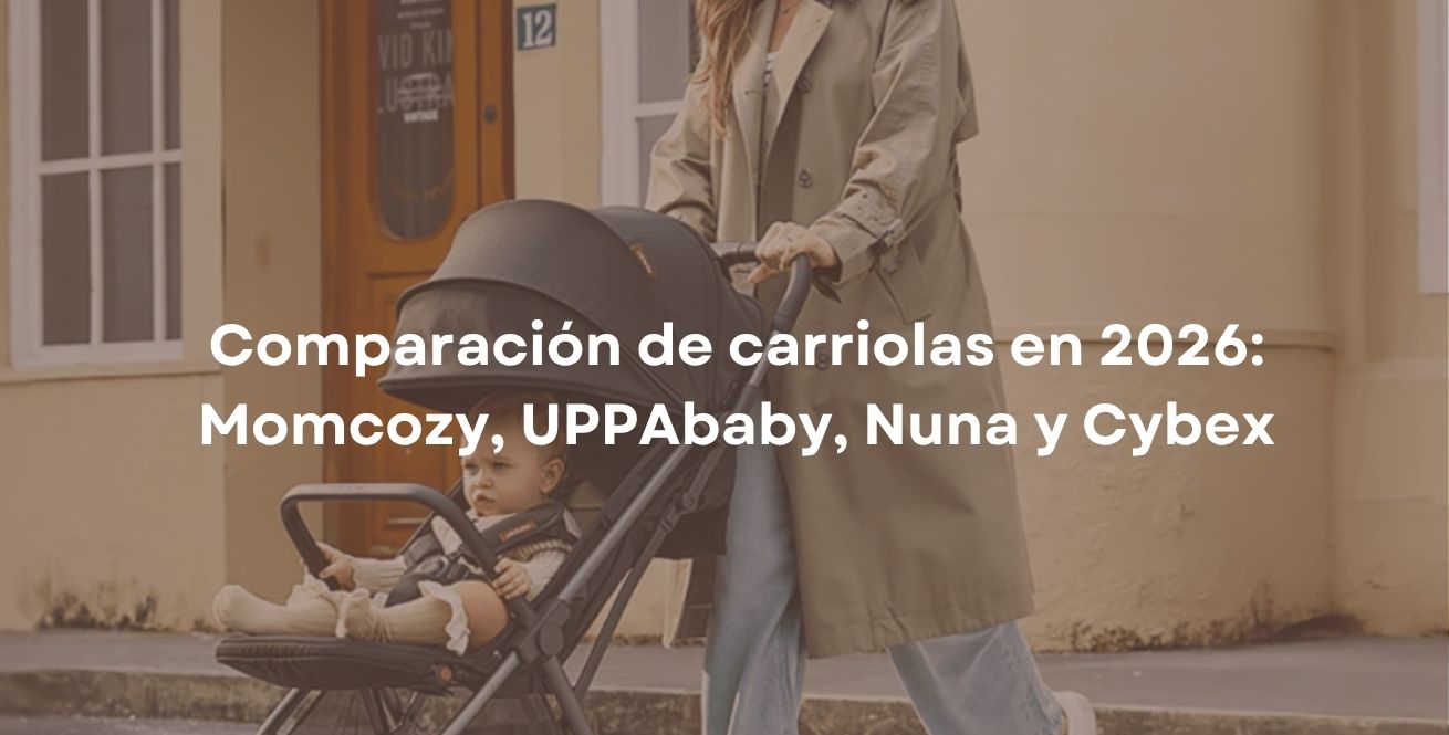 Comparación de carriolas en 2026: Momcozy, UPPAbaby, Nuna y Cybex