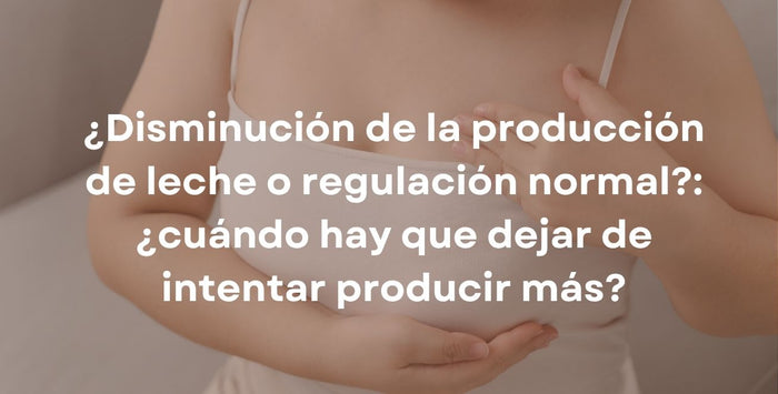 ¿Disminución de la producción de leche o regulación normal?: ¿cuándo hay que dejar de intentar producir más?