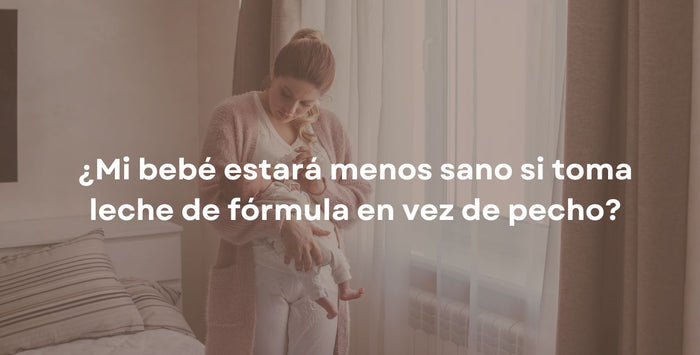 ¿Mi bebé estará menos sano si toma leche de fórmula en vez de pecho?
