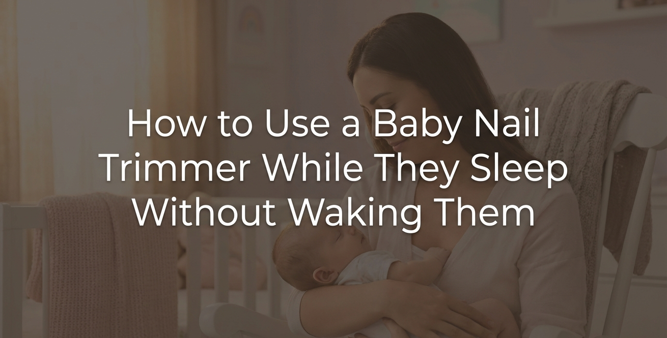 How to Use a Baby Nail Trimmer While They Sleep Without Waking Them