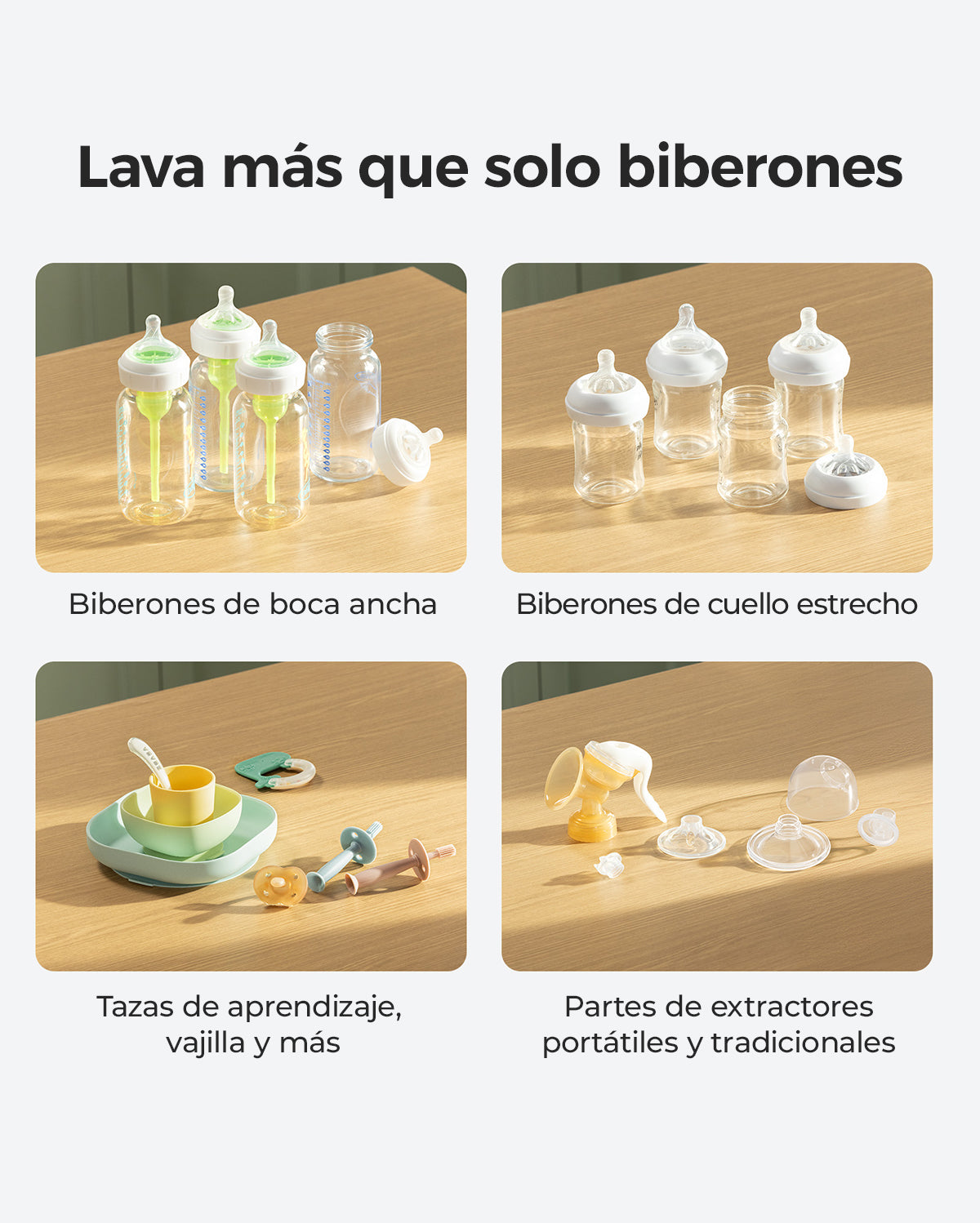 Momcozy KleanPal Pro esterilizador y lavadora de biberones para bebés