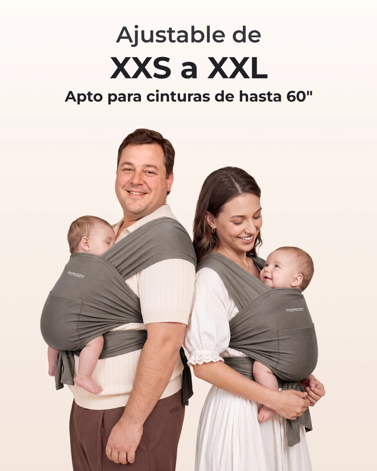 Easy to Wear Hands Free - Baby Wrap Carrier