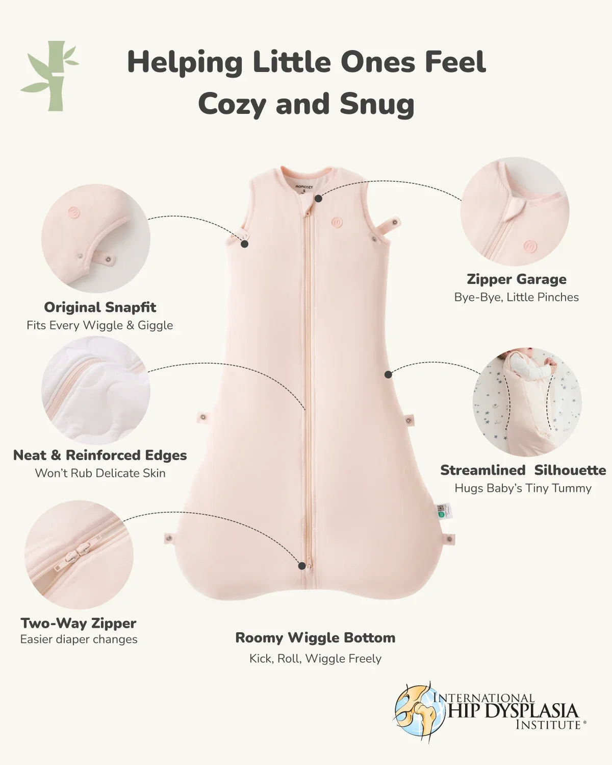 Baby Sleep Sack 1.5 TOG & Easy Swaddle Wrap For 0-3M Bundle