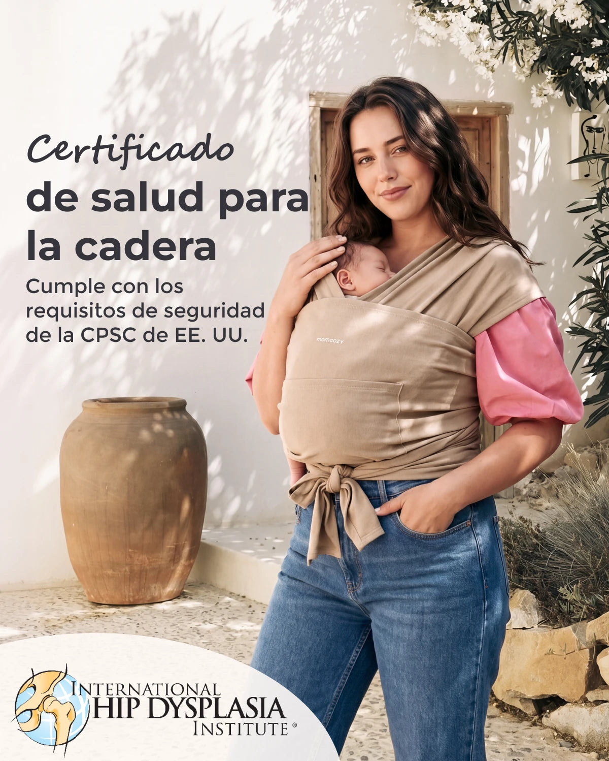 Easy to Wear Hands Free - Baby Wrap Carrier
