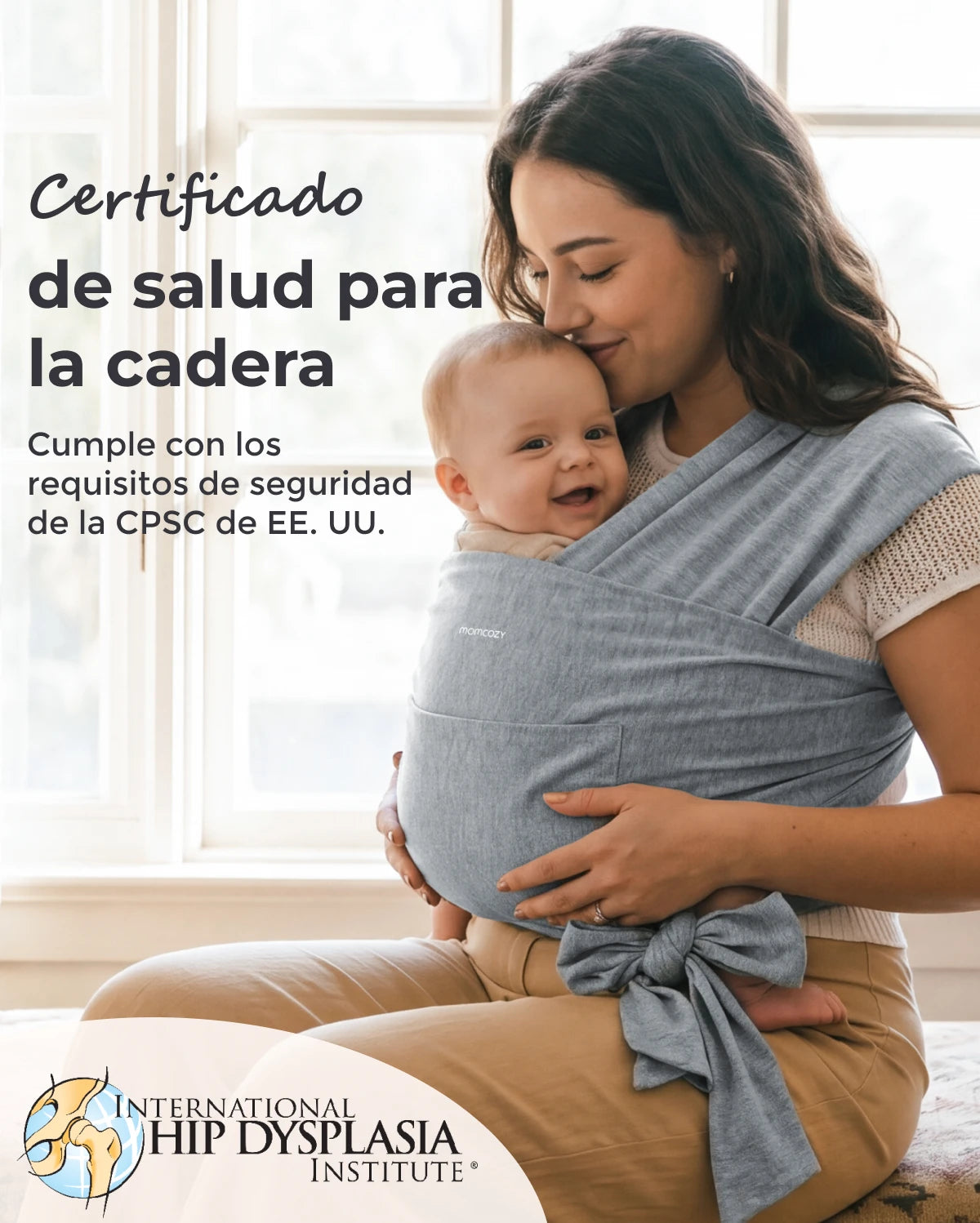 Easy to Wear Hands Free - Baby Wrap Carrier