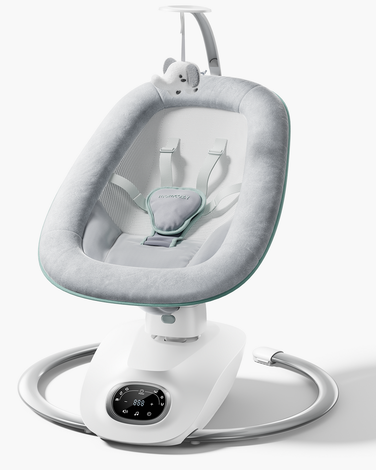Momcozy CocoSway Columpio Eléctrico para Bebé con Movimiento 3D