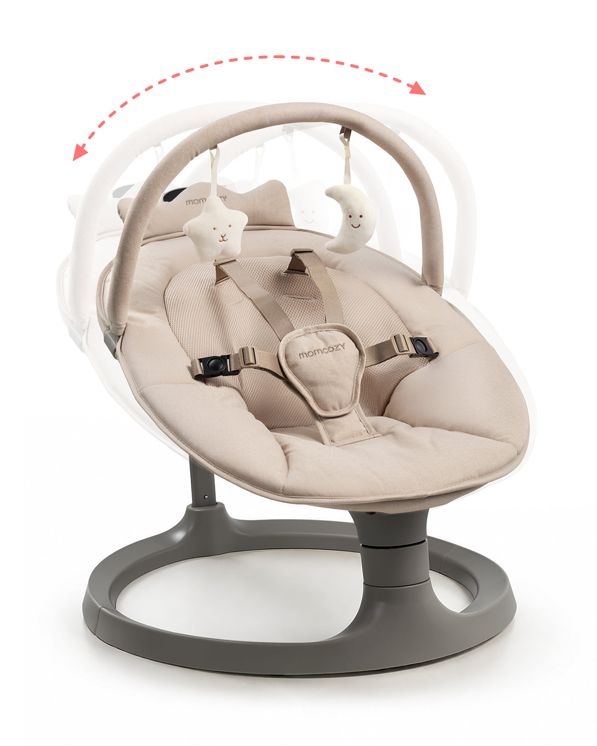 Columpio eléctrico para bebés 2 en 1 de Momcozy