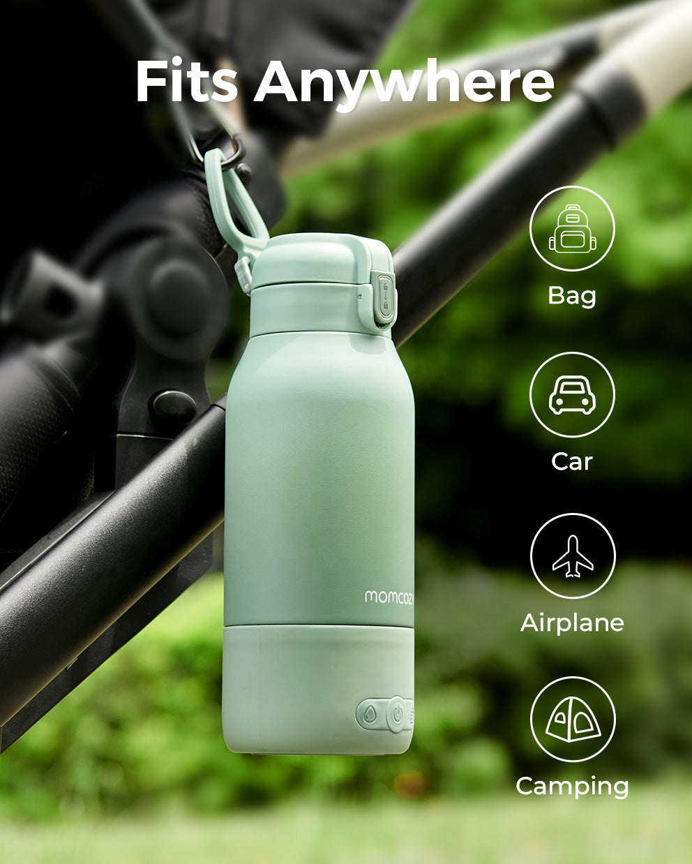 Superfast Portable Bottle Warmer for Travel & On-the-Go | Momcozy