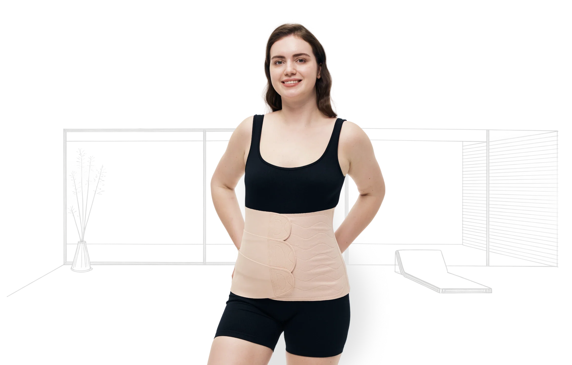 Faja abdominal posparto Momcozy Ergowrap™