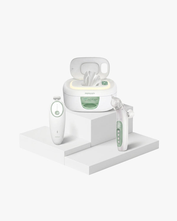 Baby-Care Bundle：Electric Nasal Aspirator & Electric Baby Nail File & Baby Wipe Warmer