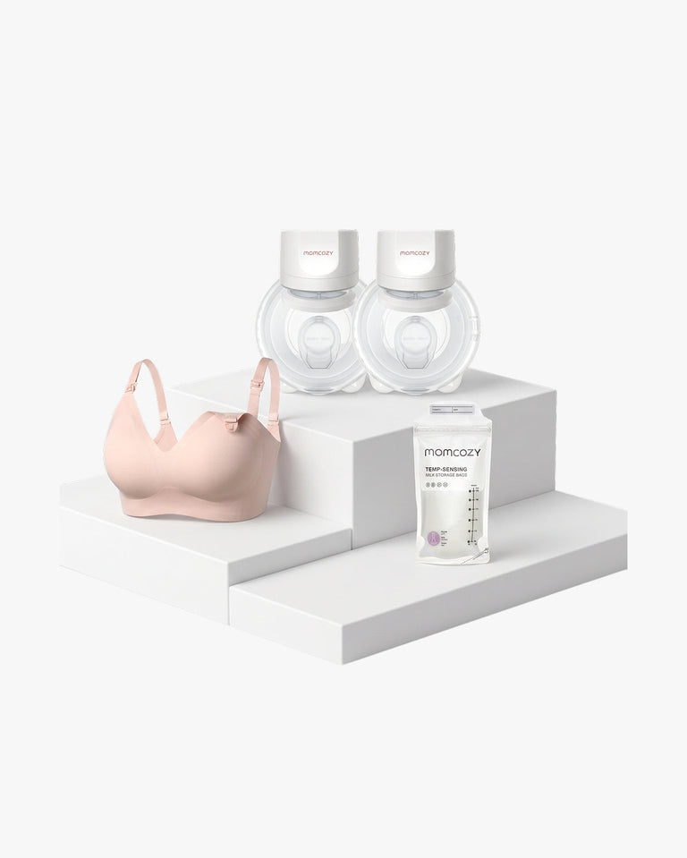 Translation missing: en.Feeding Bundle:S12 Pro Quick  and  4-in-1 Hands Free  Pumping Bra  and  120 Breastmilk Storage Bags