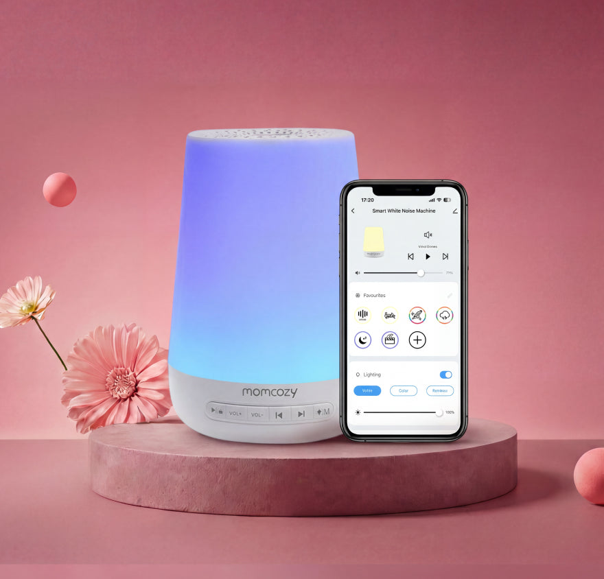Máquina de sonido inteligente para bebés – Control remoto por app