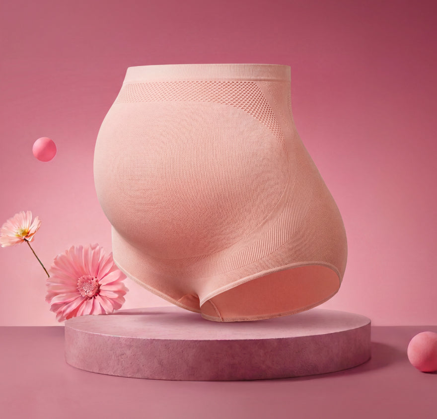 Braguitas de embarazo de cintura alta sin costuras - Pack de 3