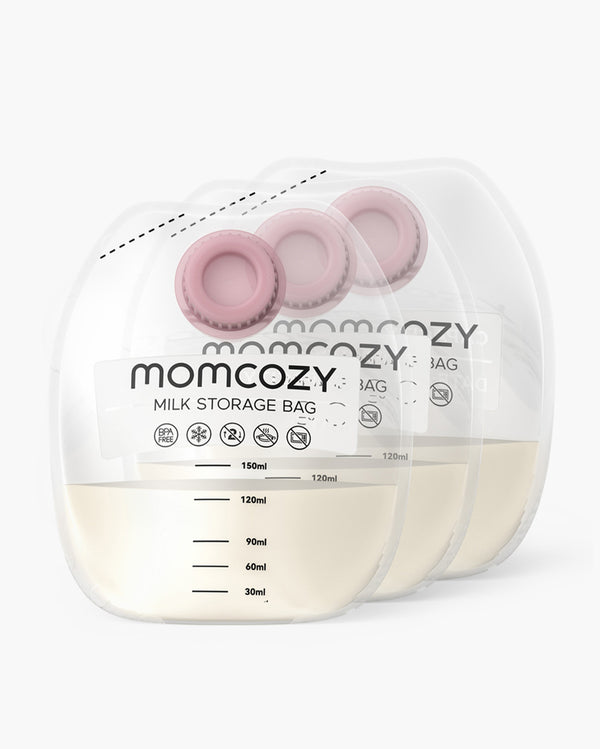 Momcozy Bolsas de almacenamiento de leche materna con rosca (48 unidades)