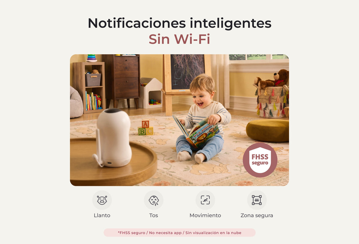 Smart Non-WiFi Baby Monitor 5.5-Inch Full HD (BM03 Black)