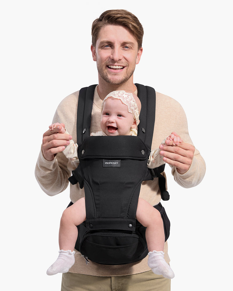Portabebés Momcozy Move2Fit con asiento ergonómico