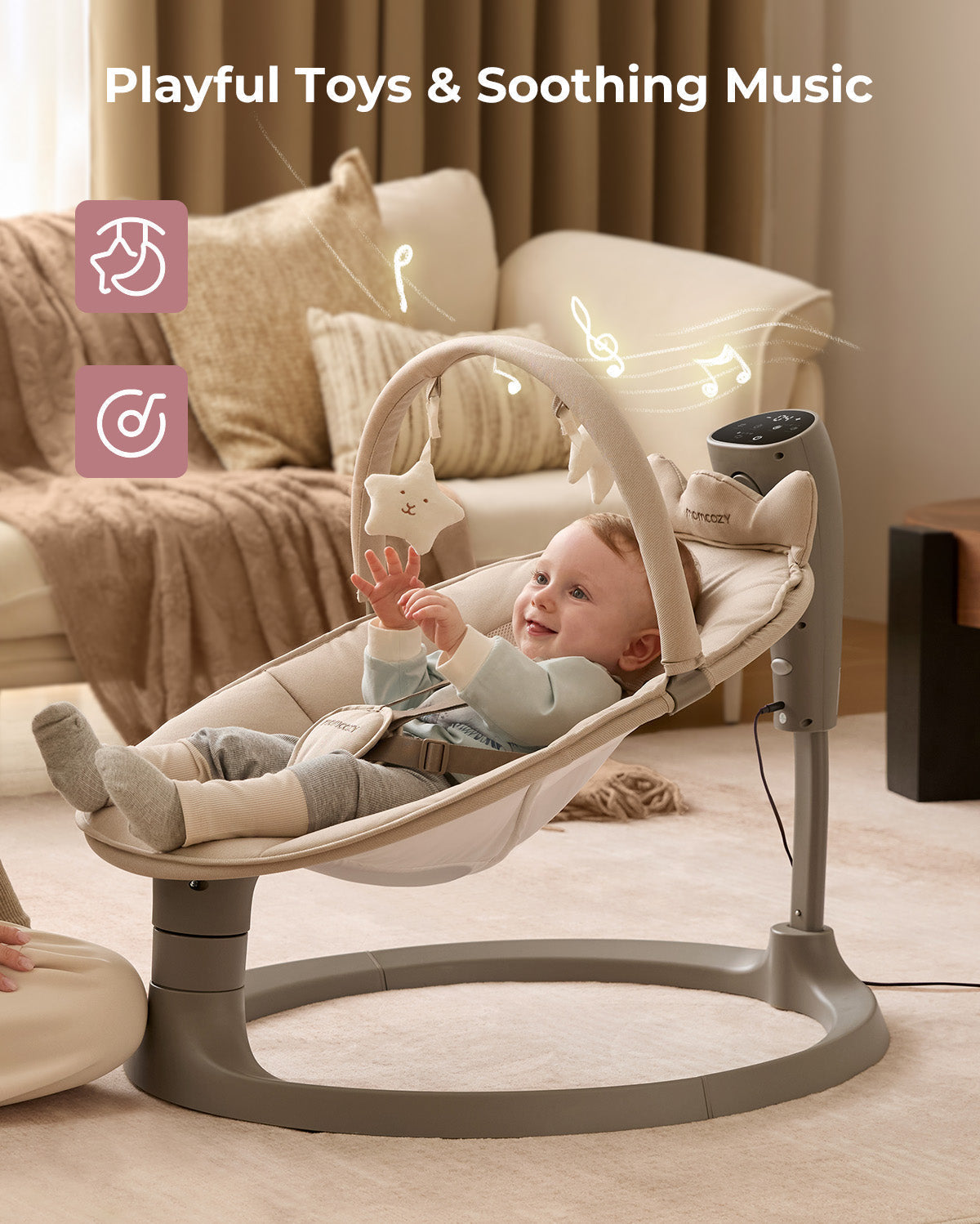 Cubo de pañales Momcozy Triple-Seal