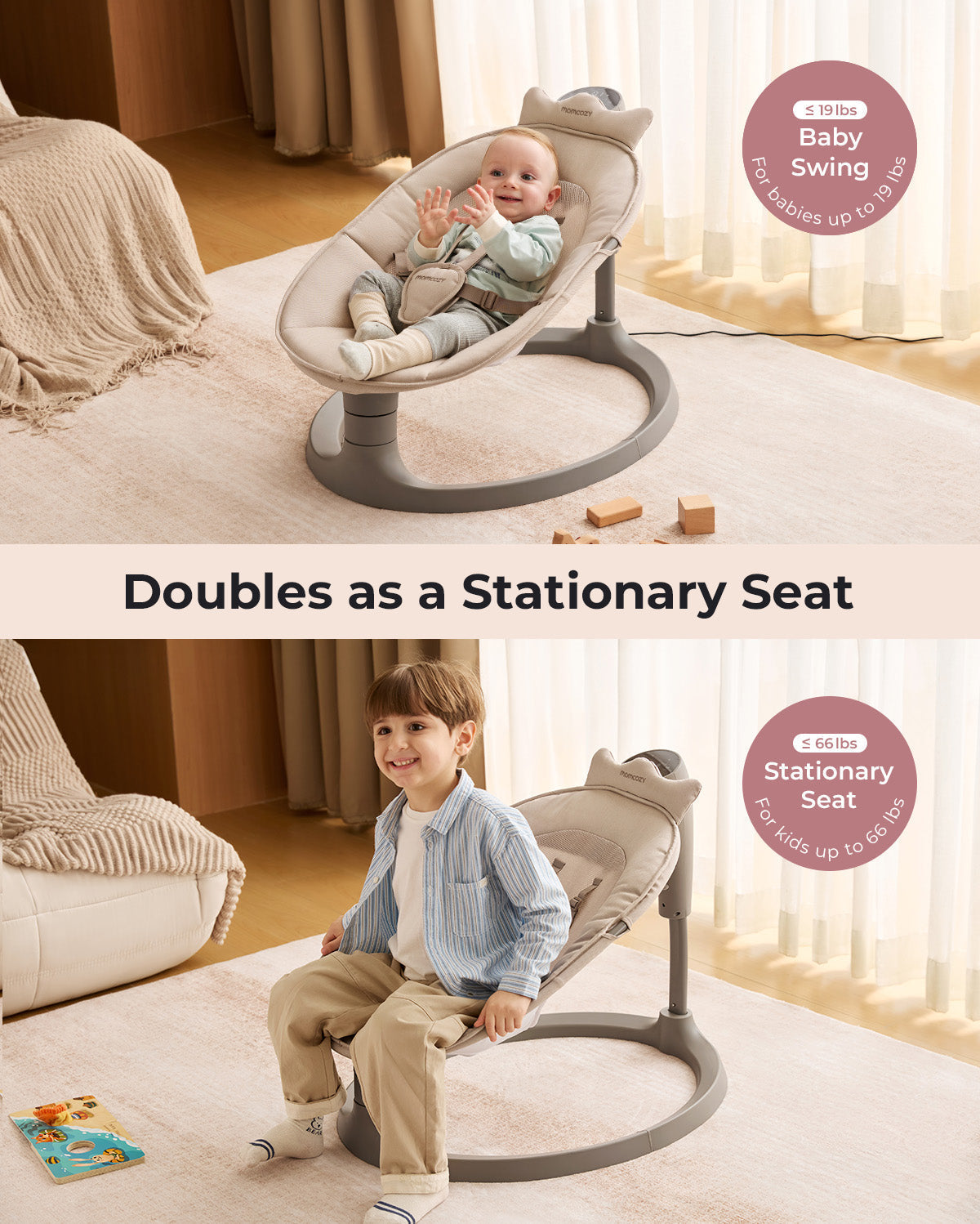 Cubo de pañales Momcozy Triple-Seal