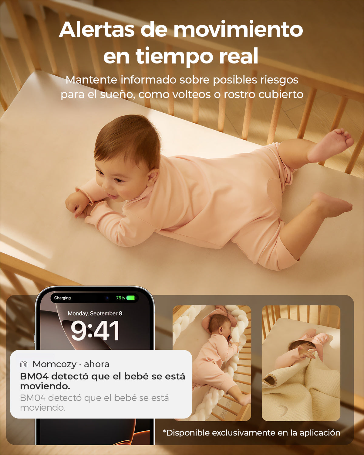 Momcozy 5-Inch Dual-mode Smart Baby Monitor with 2 Camera -BM04