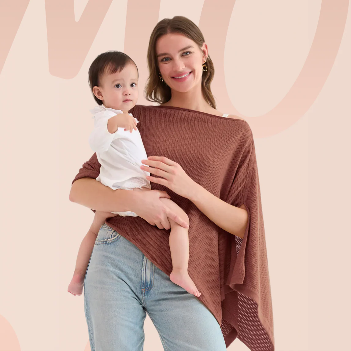 Funda de lactancia Momcozy - Poncho de privacidad suave, transpirable y multiusos