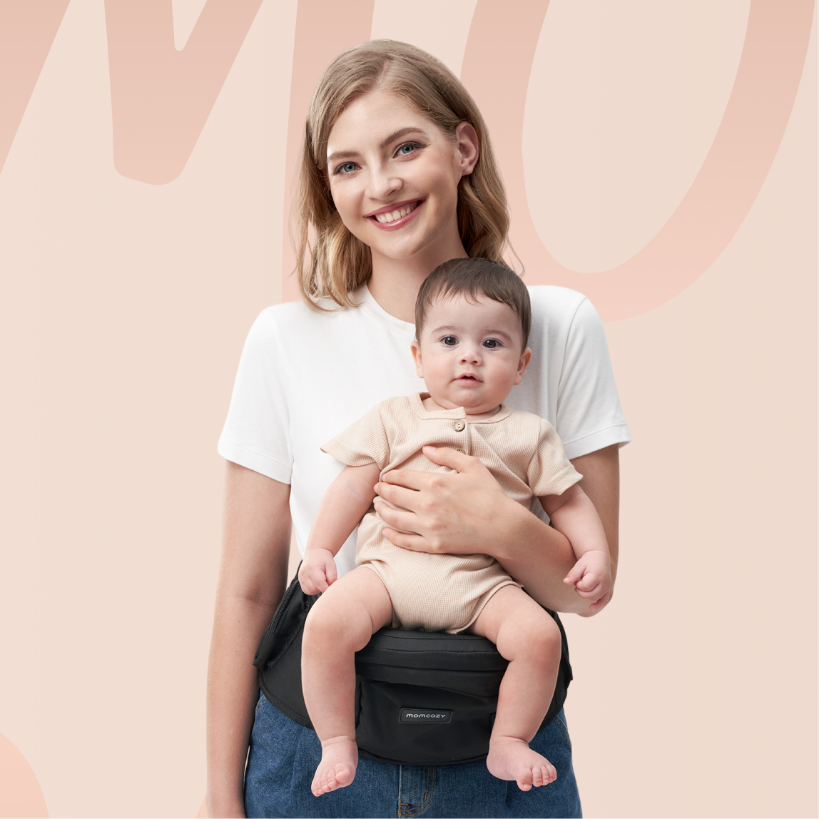 2-In-1 Hip Seat Baby Carrier