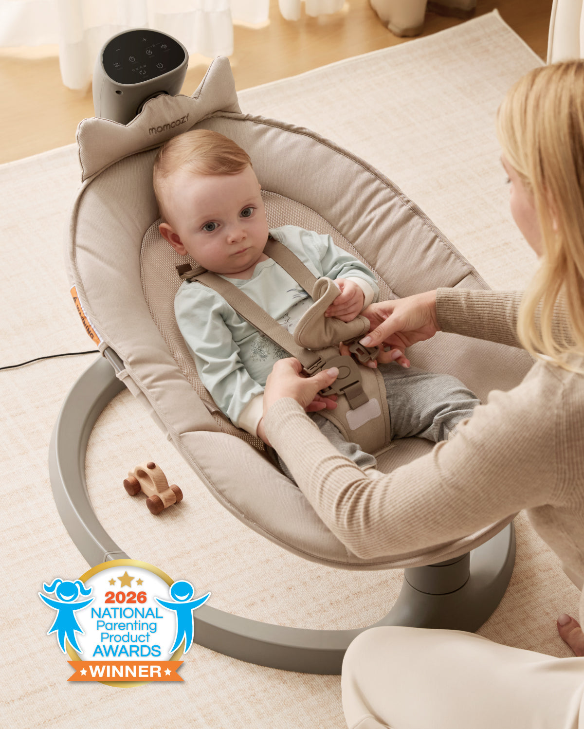 Cubo de pañales Momcozy Triple-Seal