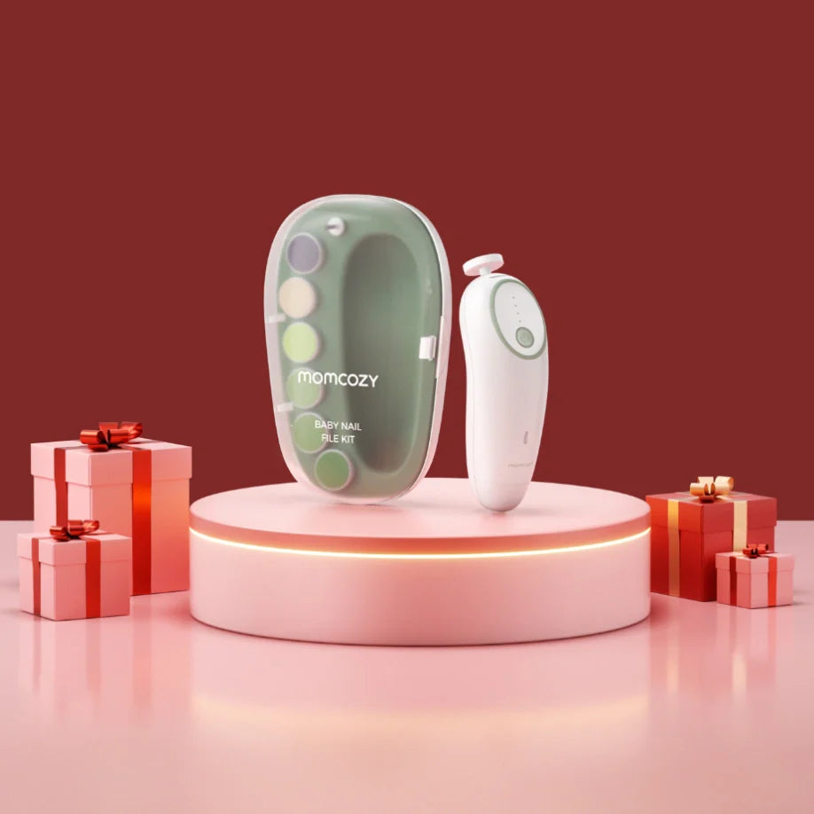 Lima eléctrica para uñas de bebé Momcozy – Bajo nivel de ruido