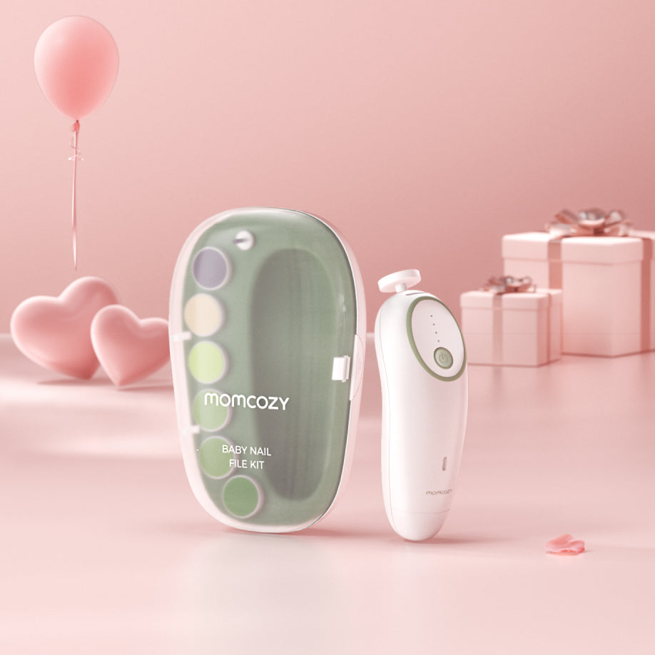 Lima eléctrica para uñas de bebé Momcozy – Bajo nivel de ruido