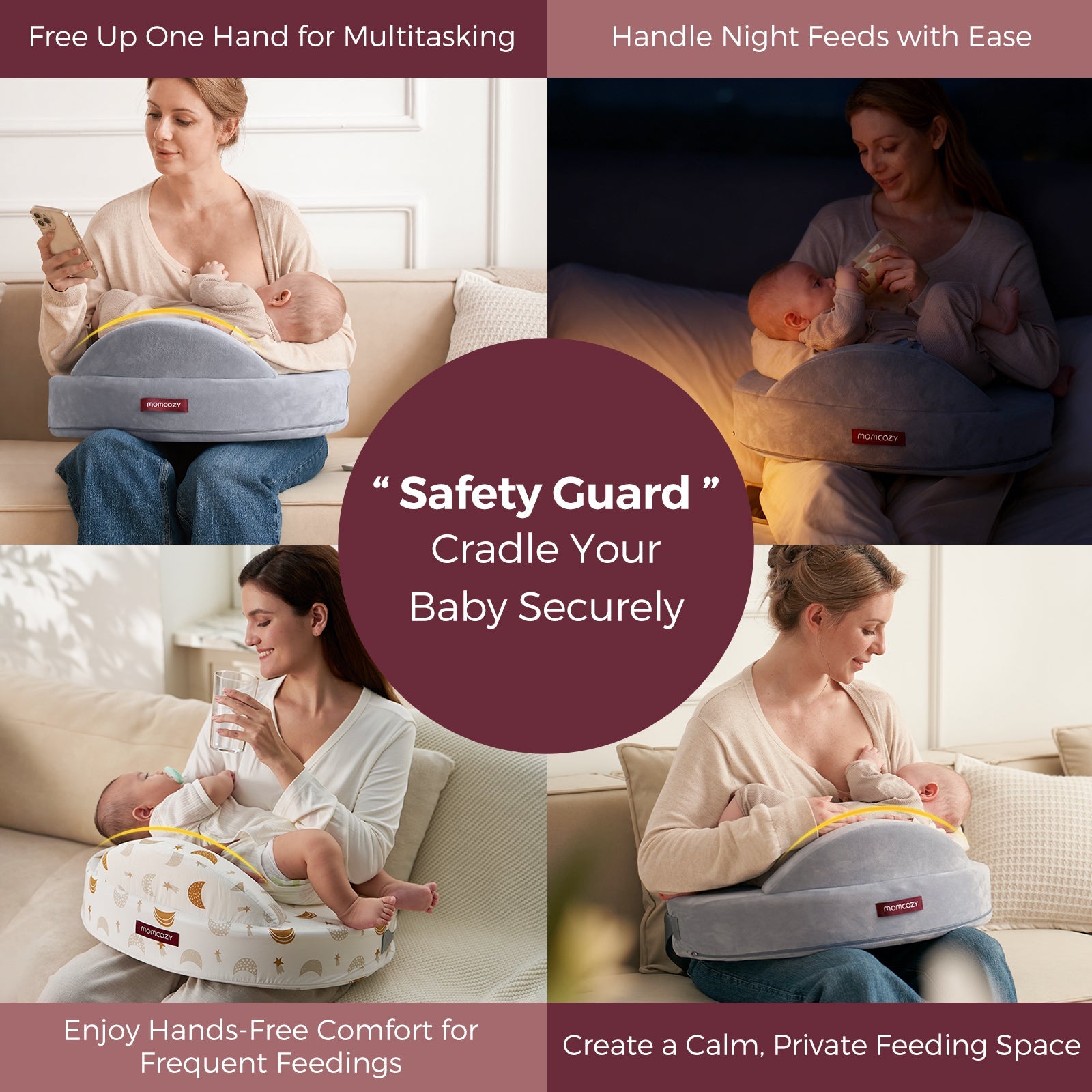 Almohada de lactancia Momcozy MaxSupport