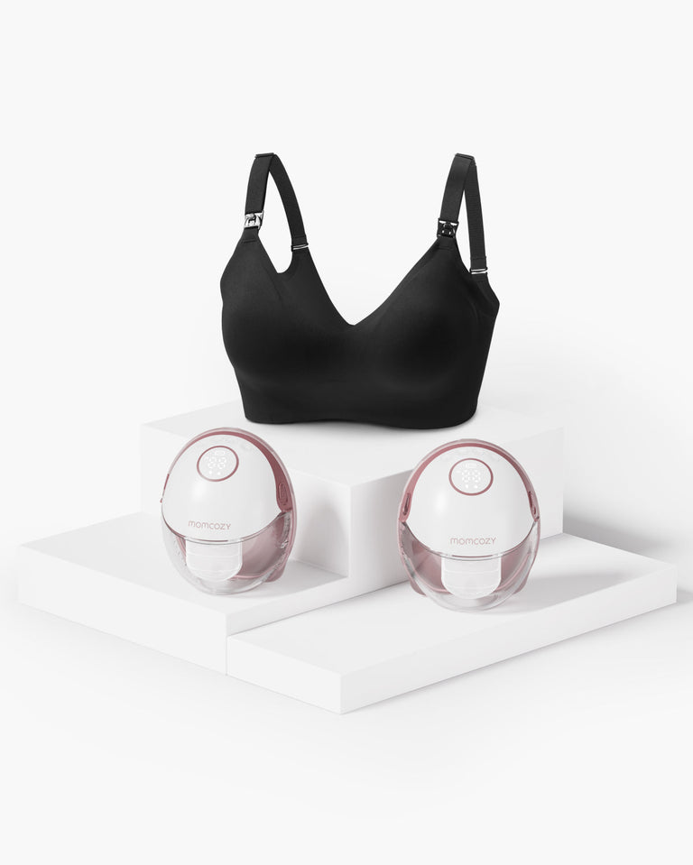 Pack M6 + sujetador: sacaleches manos libres M6 + sujetador de lactancia YN21