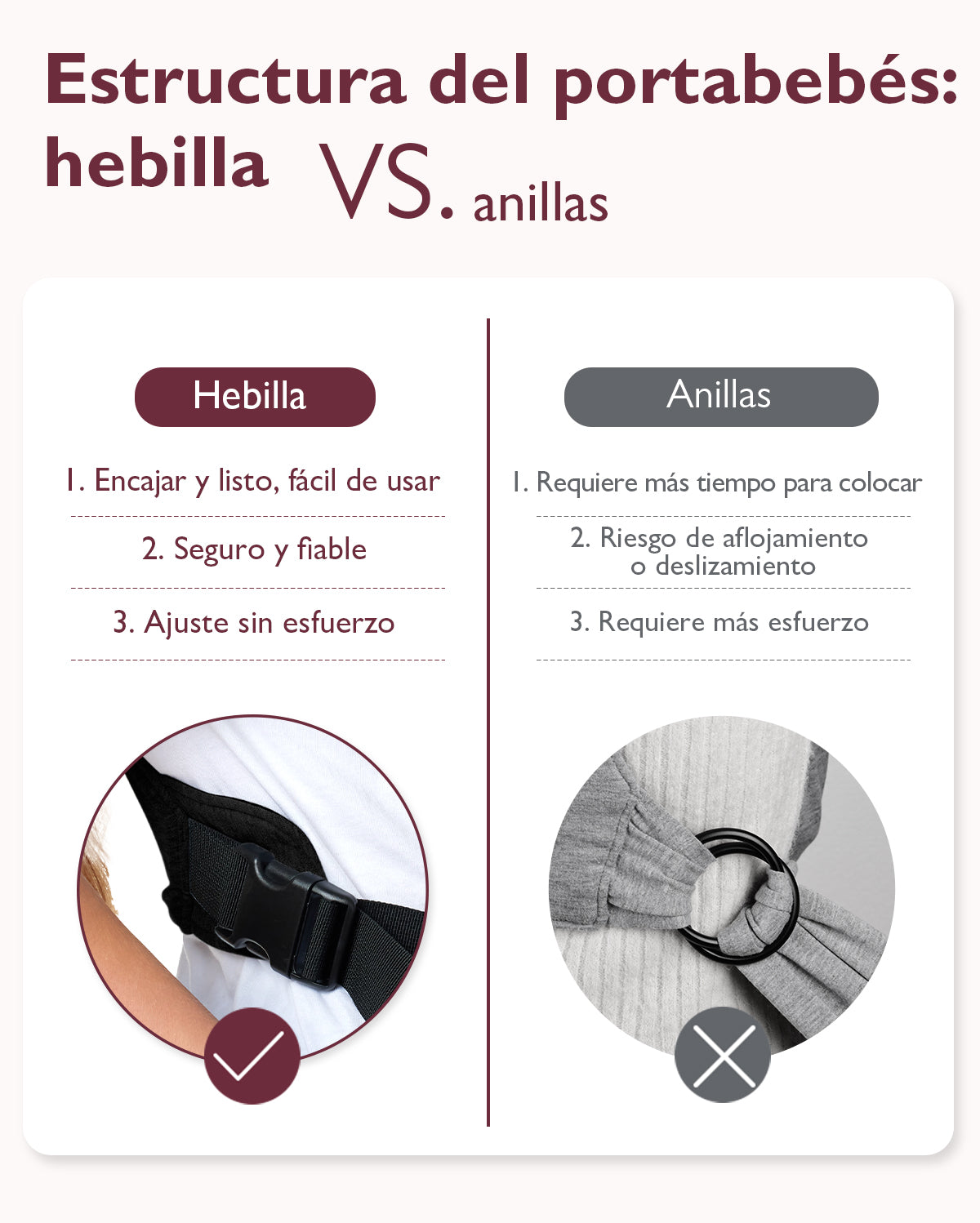 Easy to Wear Hands Free - Baby Wrap Carrier