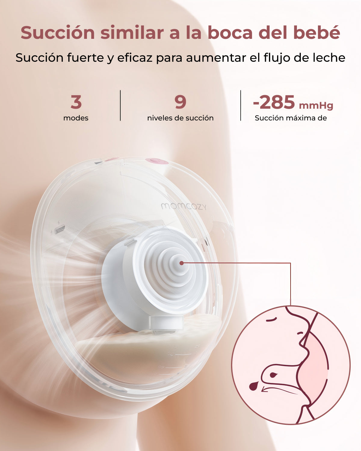 M5 Smart Wearable Breast Pump – Upgraded with App Control