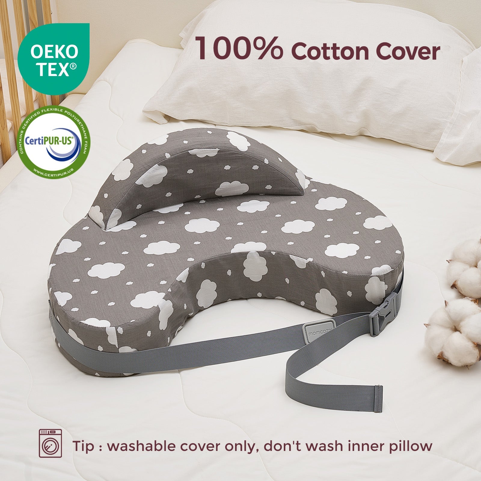 Almohada de lactancia Momcozy MaxSupport