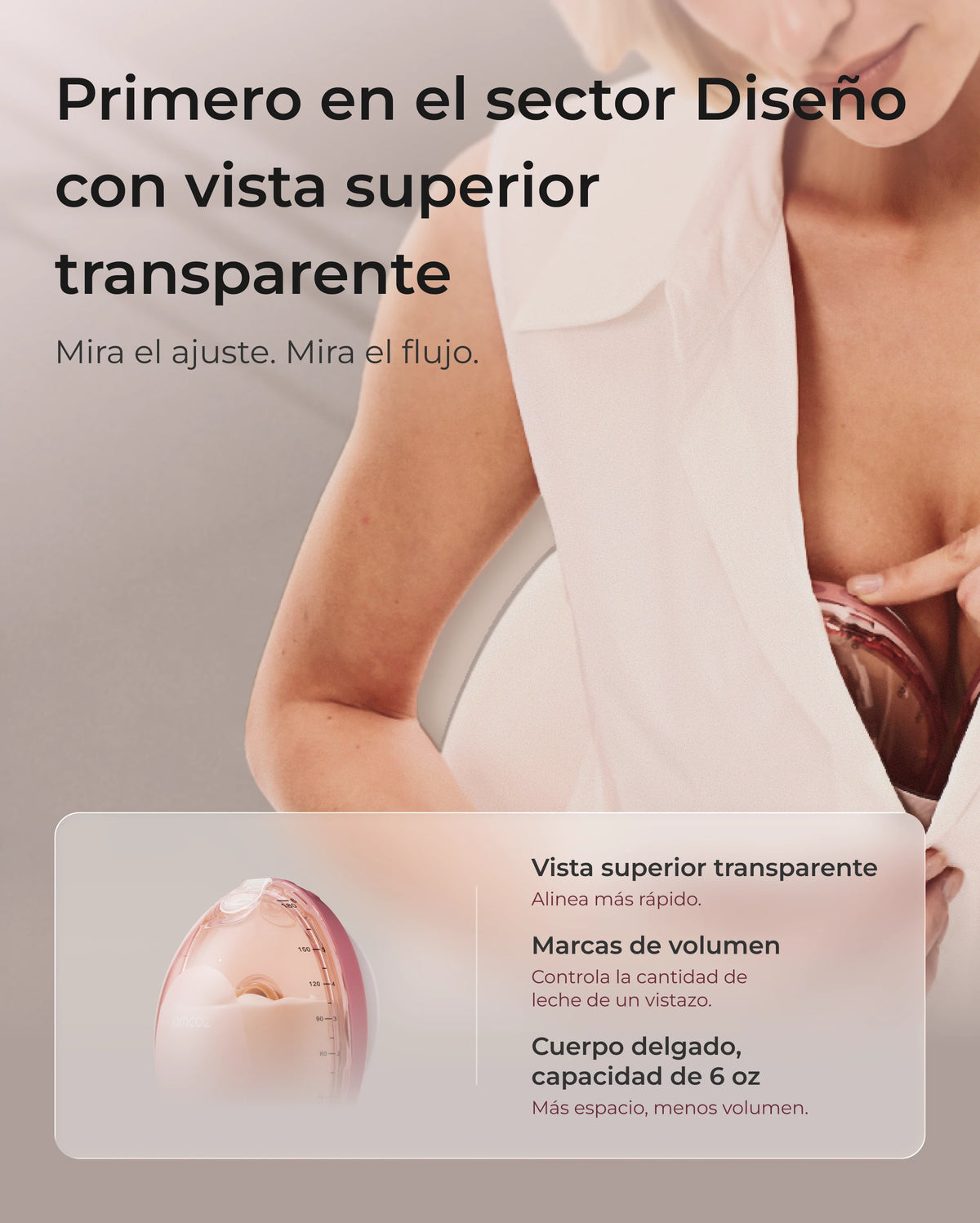 Sacaleches Momcozy Air 1 + 120 bolsas para almacenar leche materna

