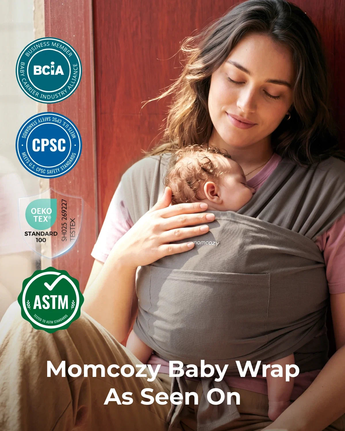 Easy to Wear Hands Free - Baby Wrap Carrier