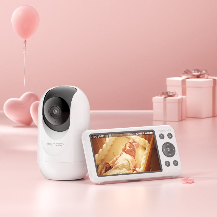 Vigilabebés Inteligente Momcozy de 5 Pulgadas con Modo Dual - BM04
