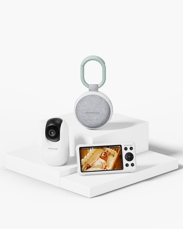 Pack de Sueño: Máquina de Sonido Portátil y Monitor de Bebé de Doble Modo BM04