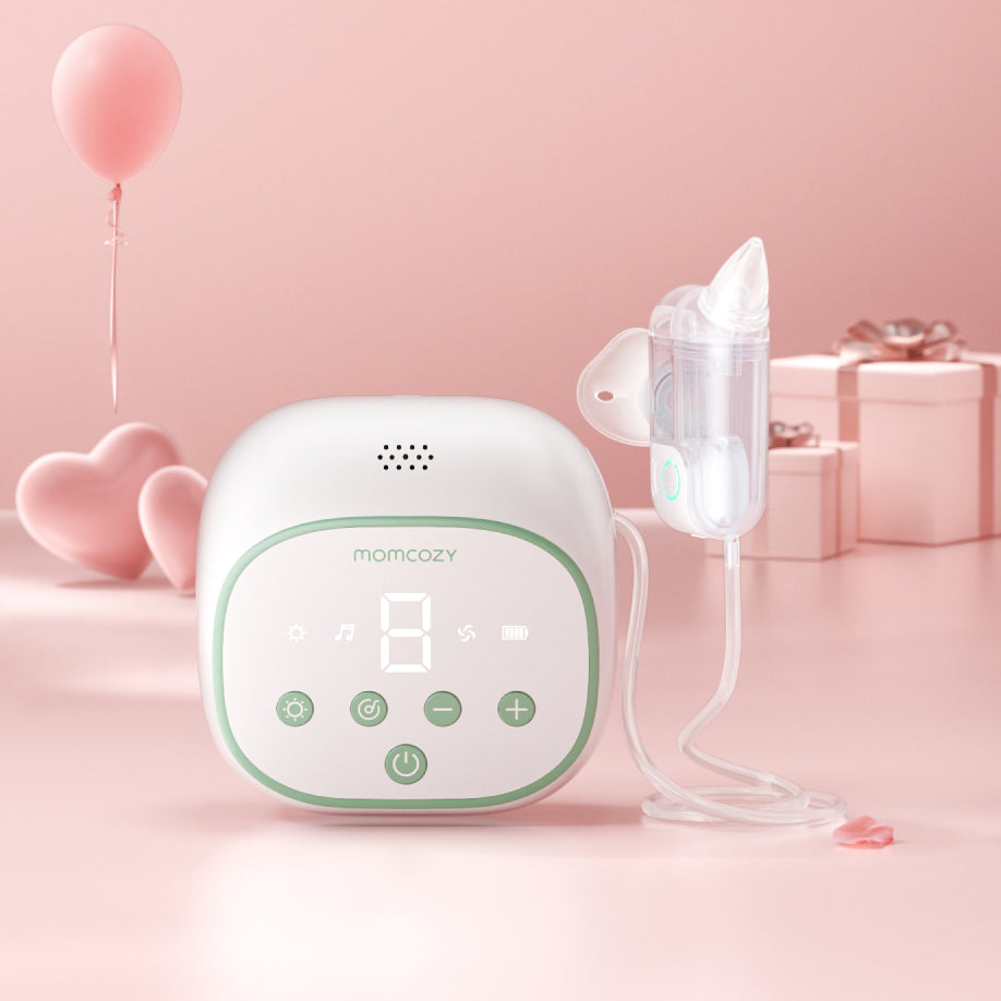 Aspirador nasal eléctrico 2 en 1 Momcozy BreezyClear Pro™ con función de pulverización y succión
