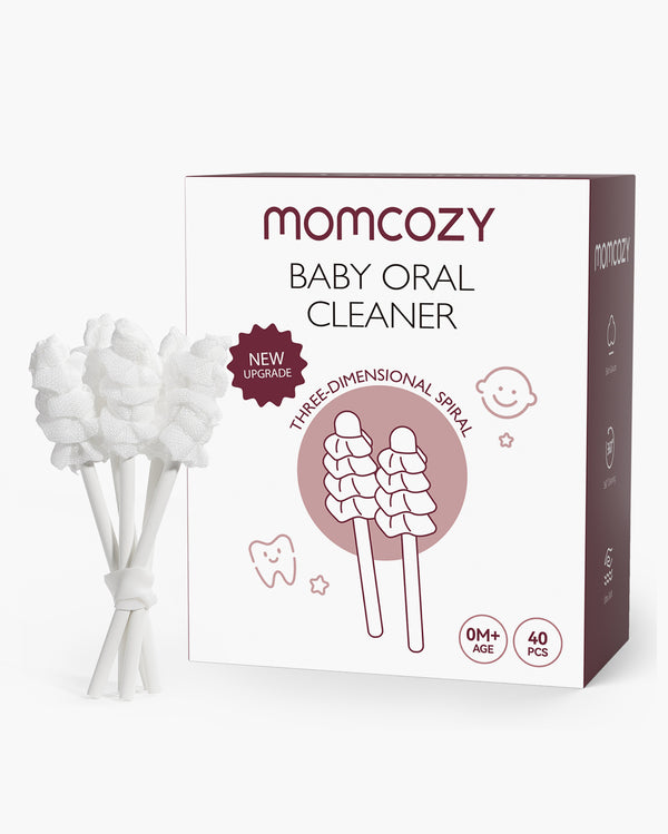 Serie de cuidado bucal Momcozy: limpiador de lengua (40 uds)