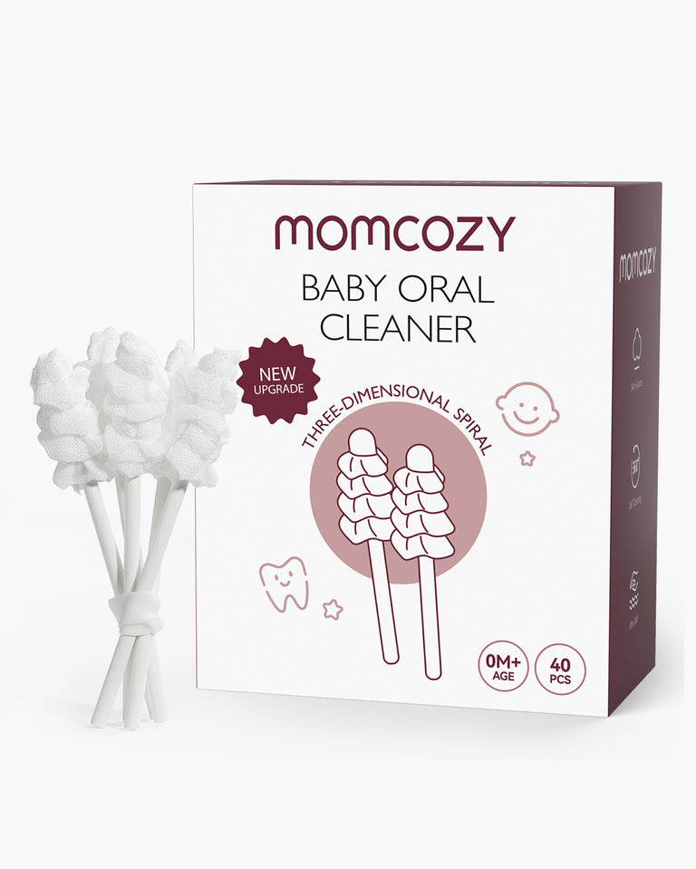 Serie de cuidado bucal Momcozy: limpiador de lengua (40 uds)