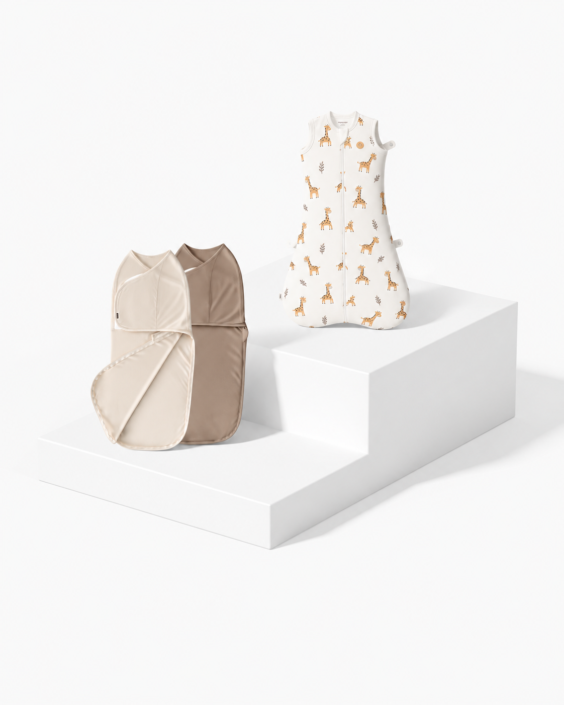 Baby Sleep Sack 1.5 TOG & Easy Swaddle Wrap For 0-3M Bundle
