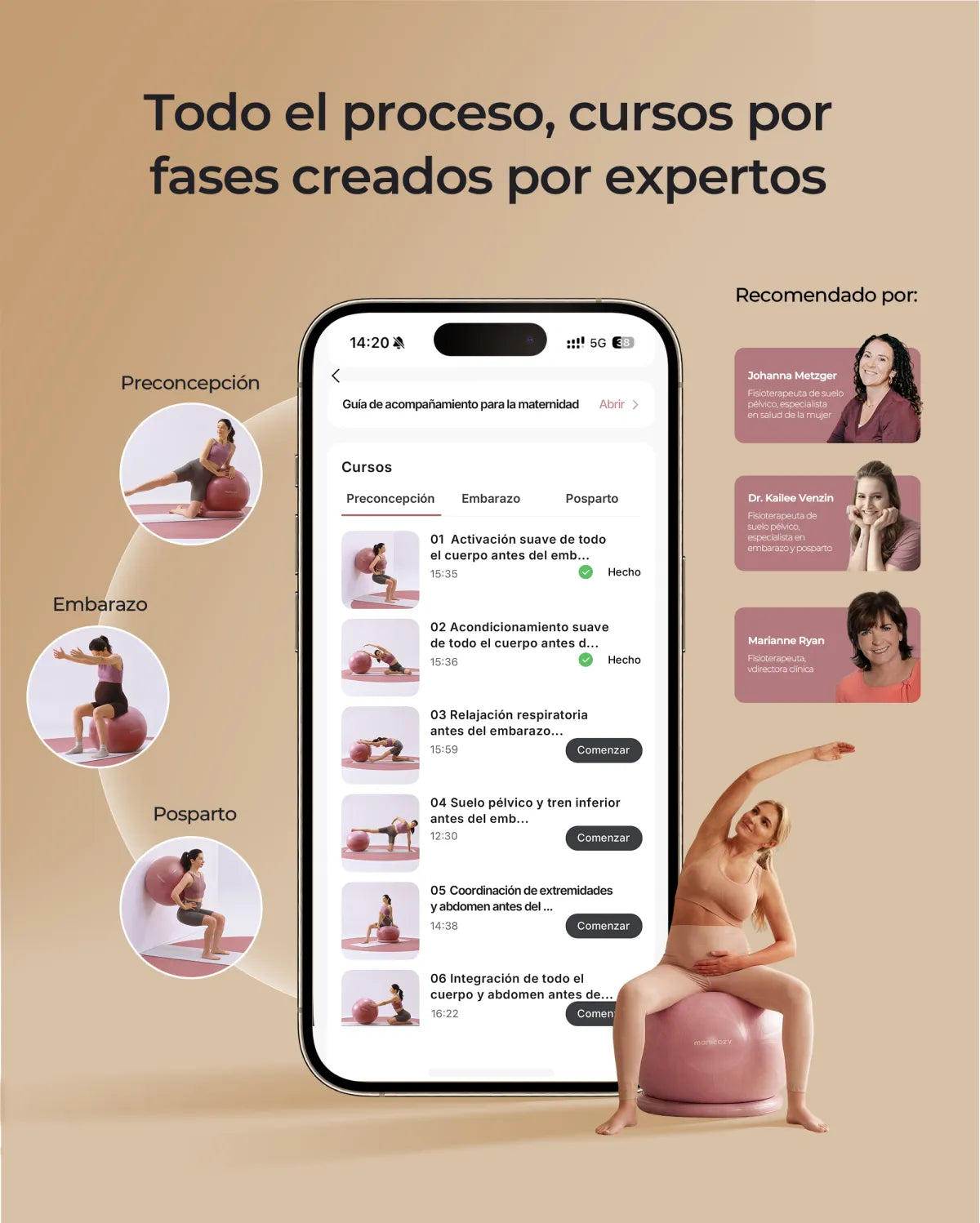 BirthEase Pregnancy Ball  Set— Birthing Ball