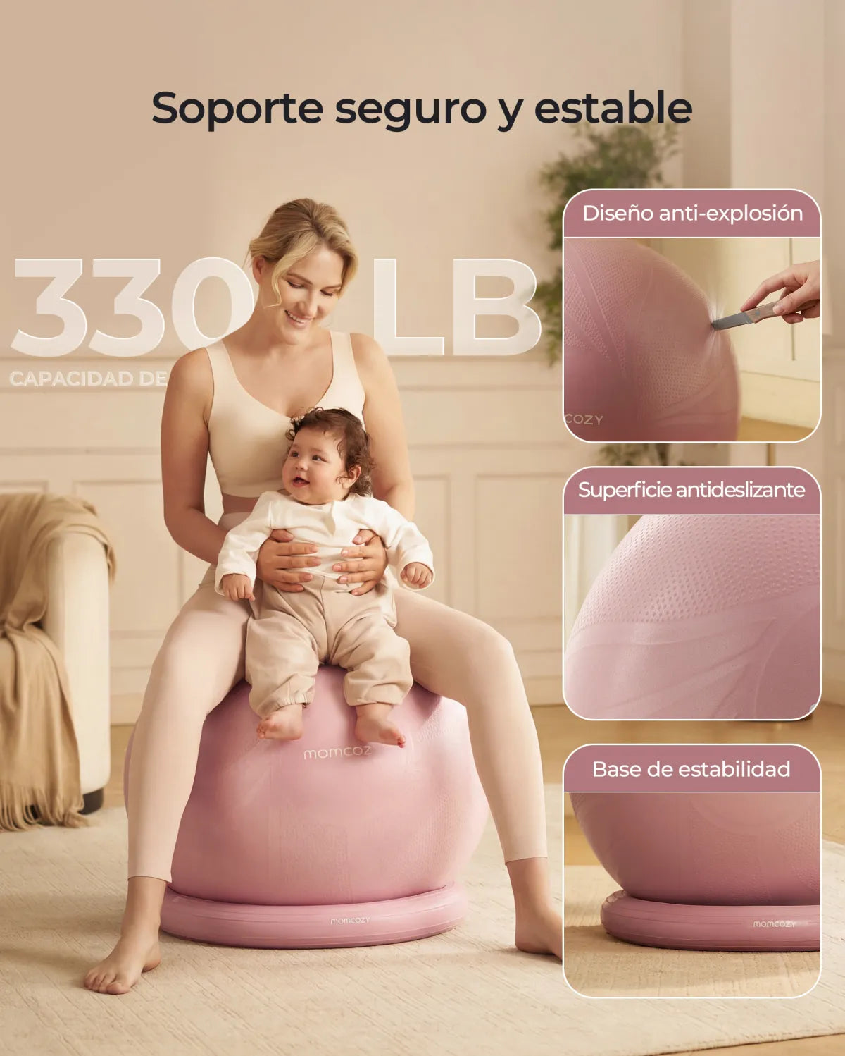 BirthEase Pregnancy Ball  Set— Birthing Ball