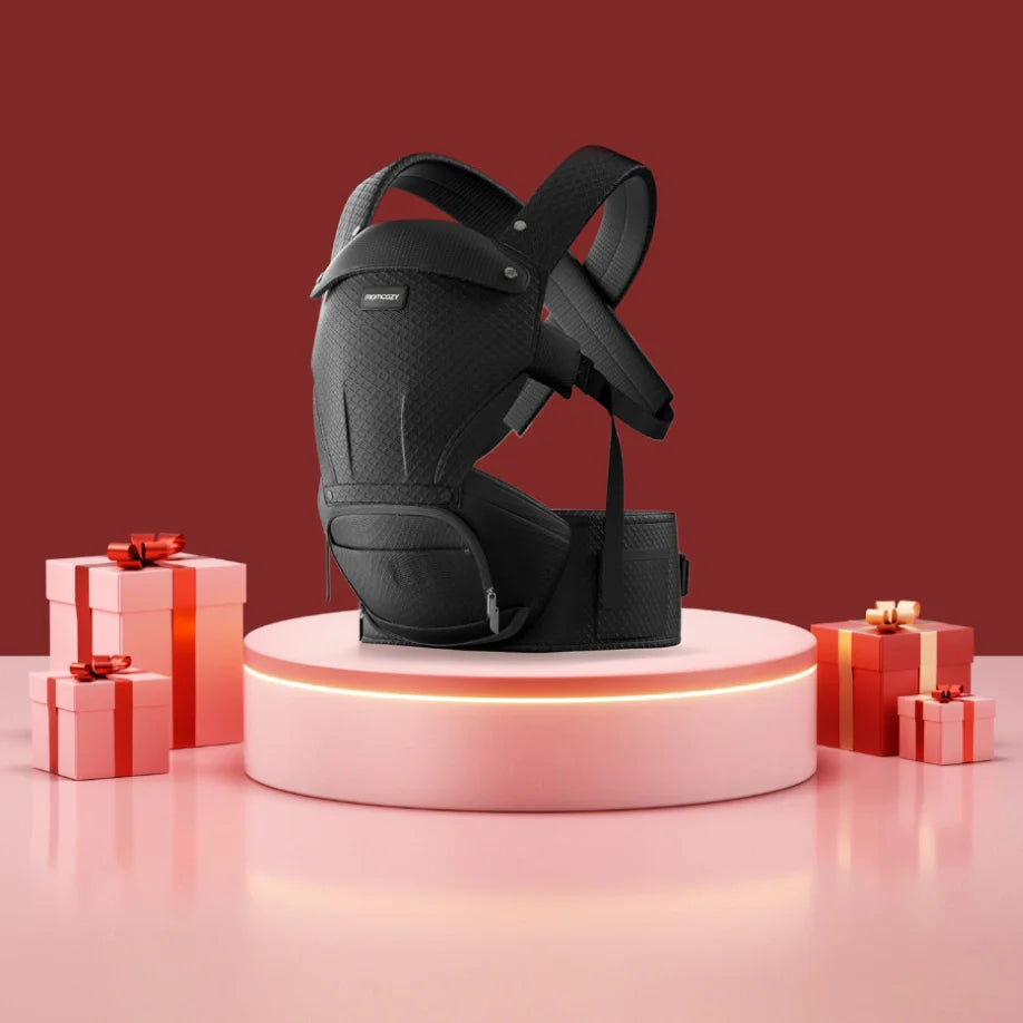 Portabebés Momcozy Move2Fit con asiento ergonómico