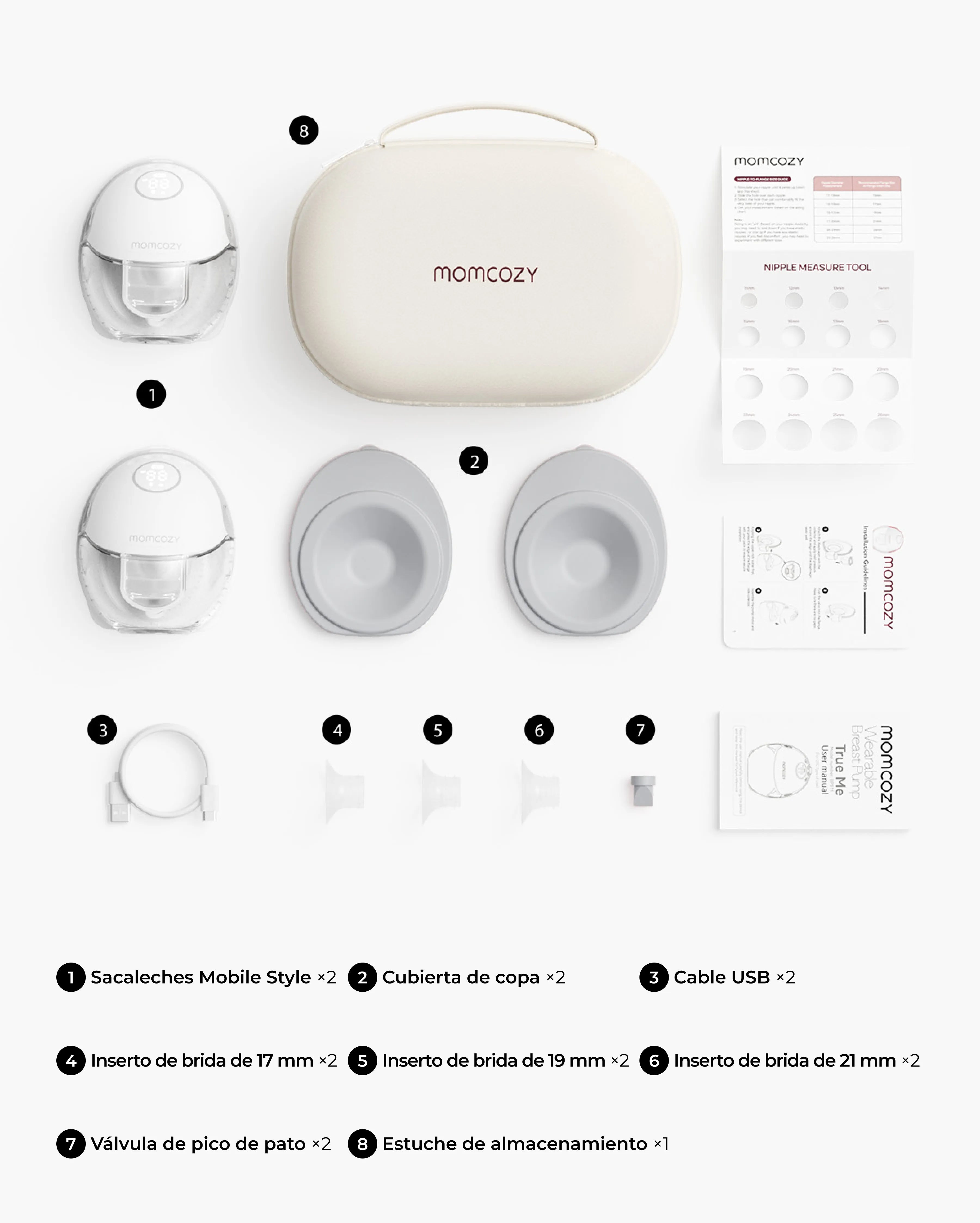 Momcozy Mobile Style™ Hands-free Slim Breast Pump | M6