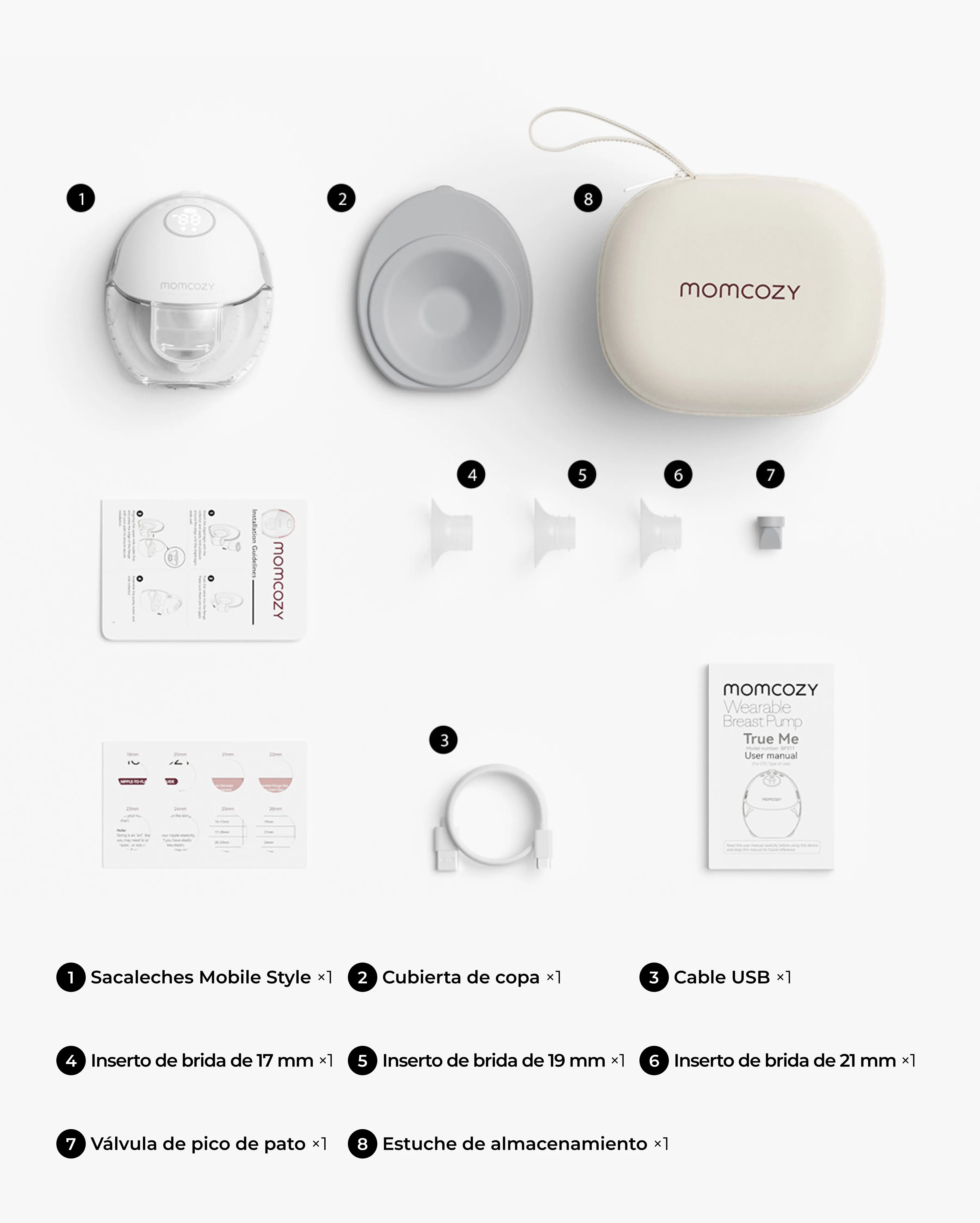 Momcozy Mobile Style™ Hands-free Slim Breast Pump | M6