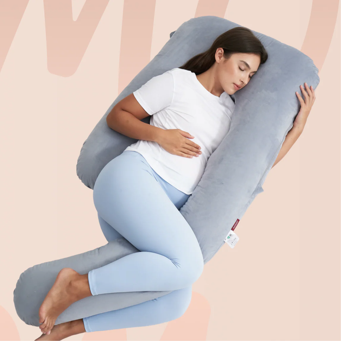 Huggable - Almohada de maternidad en forma de U